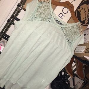 Send me an offer! Breezy light mint green shirt